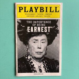 Playbill The Importance of Being Earnest Brian Bedford Santino Fontana April2011